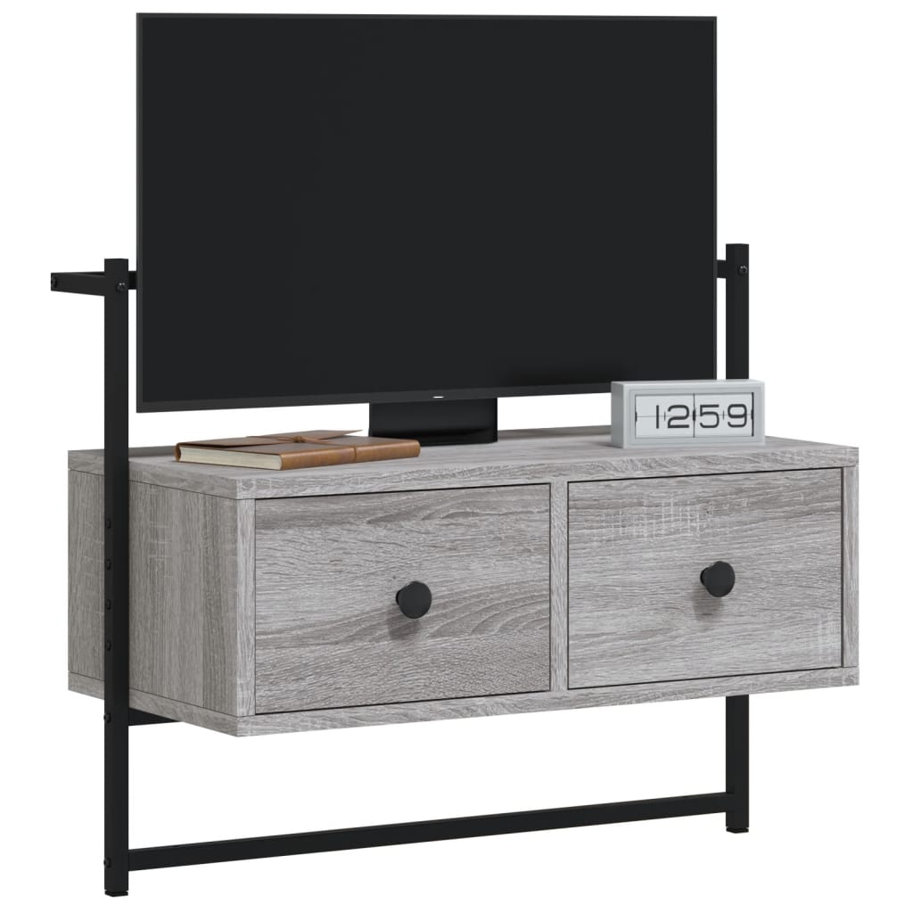 Wall TV Kewing Gray Engineering Sonoma 60.5x30x51 cm