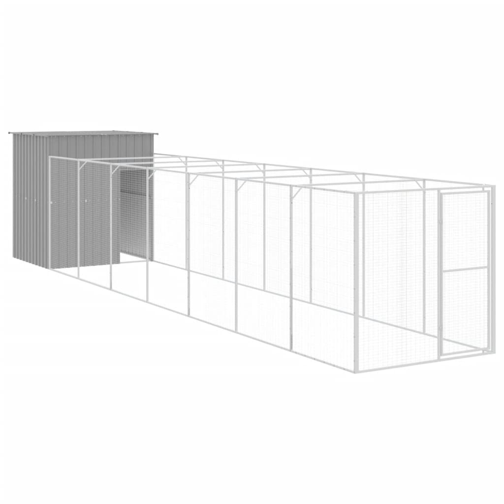 CASETA GALVANIZED AÇO GINGA CINZEIRO 165X863X181CM