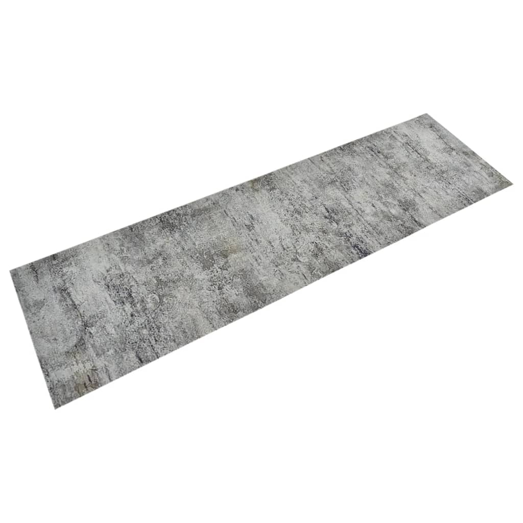 Vetonek Alfombra de cocina lavable terciopelo aspecto hormigón 45x150cm