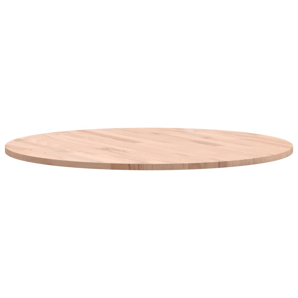 Tablero redondo de madera maciza de haya Ø70x1,5 cm