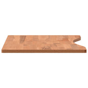 Tablero de escritorio madera maciza de haya 80x(36-40)x1,5 cm V9481 Vetonek