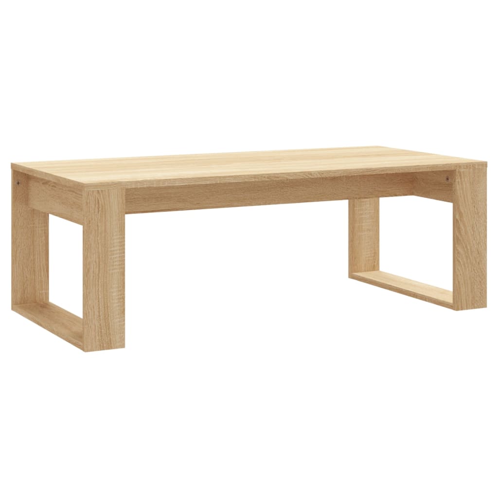 Mesa de centro madera de ingeniería roble Sonoma 102x50x35 cm vidaXL