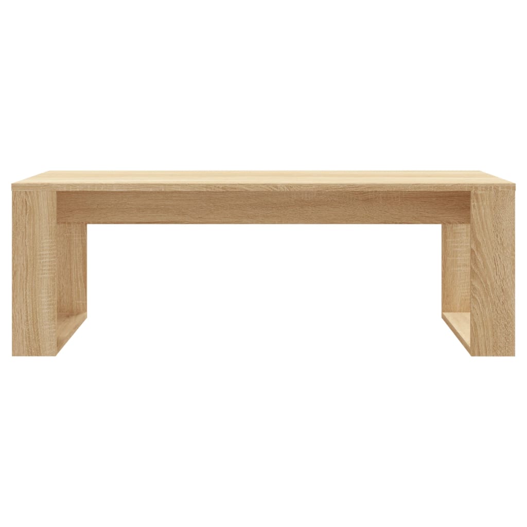 Mesa de centro madera de ingeniería roble Sonoma 102x50x35 cm vidaXL