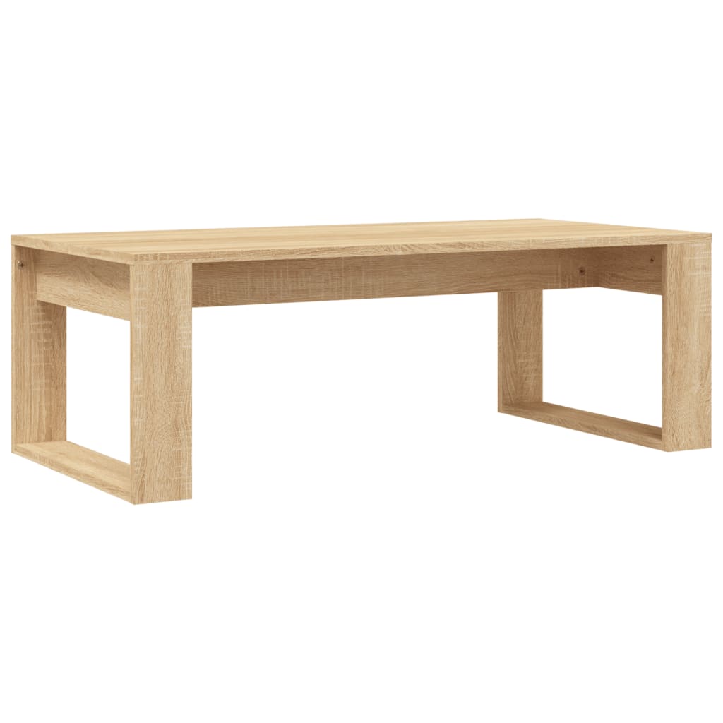 Mesa de centro madera de ingeniería roble Sonoma 102x50x35 cm vidaXL