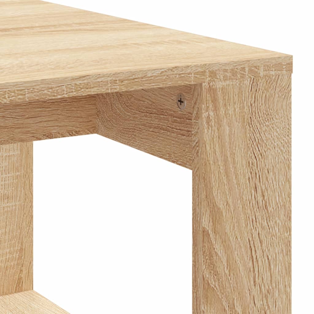 Mesa de centro madera de ingeniería roble Sonoma 102x50x35 cm vidaXL