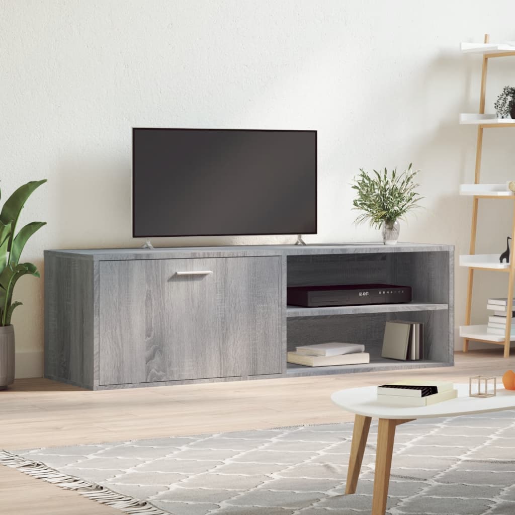 Vetonek Mueble de TV de madera de ingeniería gris sonoma 120x34x37 cm