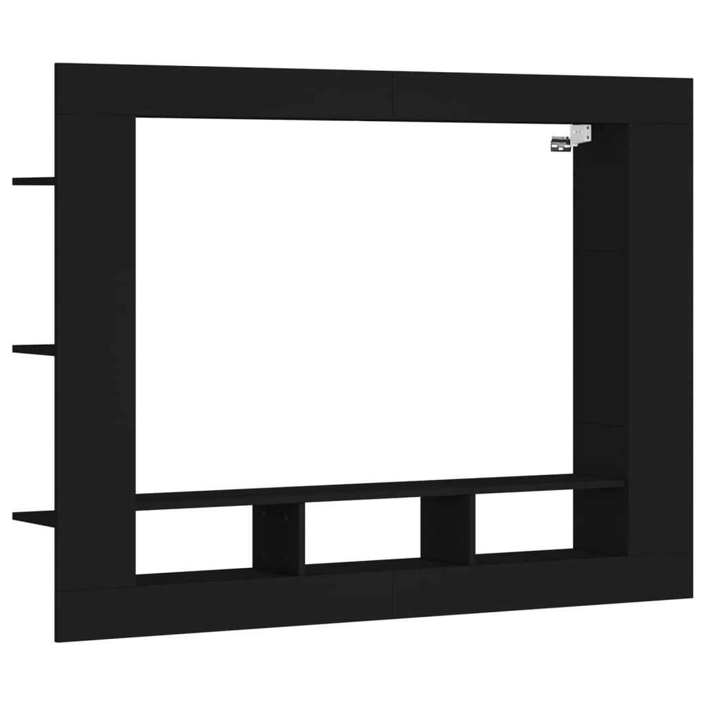 Mueble para TV madera de ingeniería negro 152x22x113 cm vidaXL