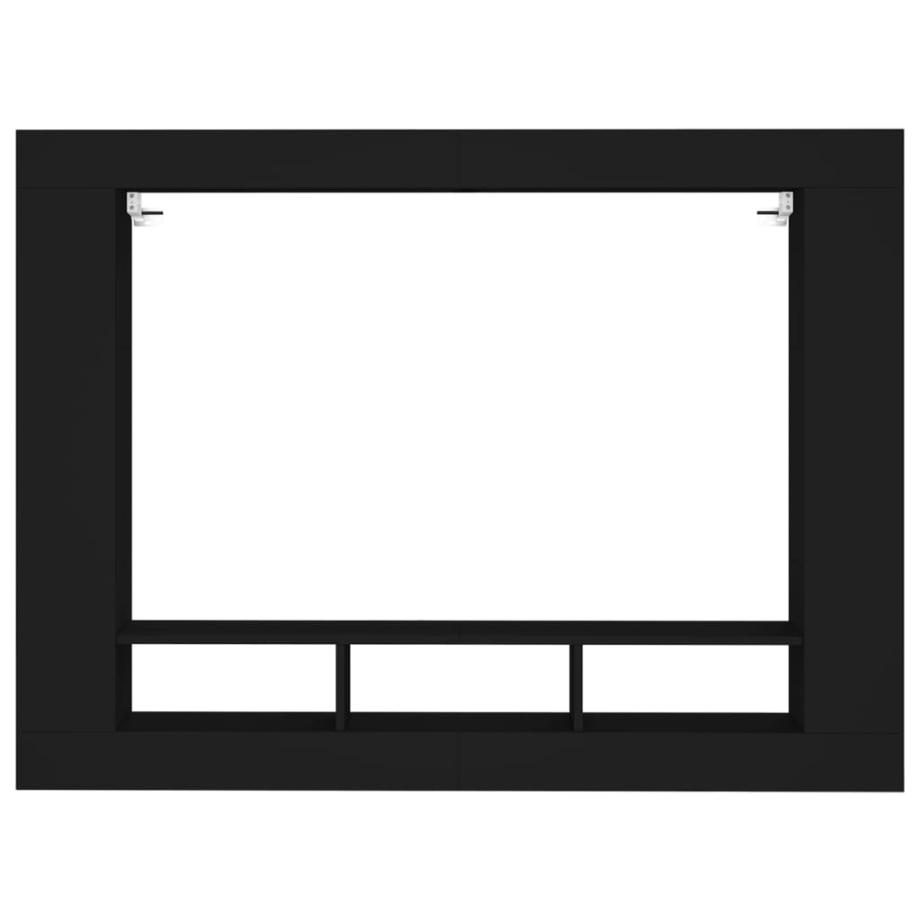 Mueble para TV madera de ingeniería negro 152x22x113 cm vidaXL