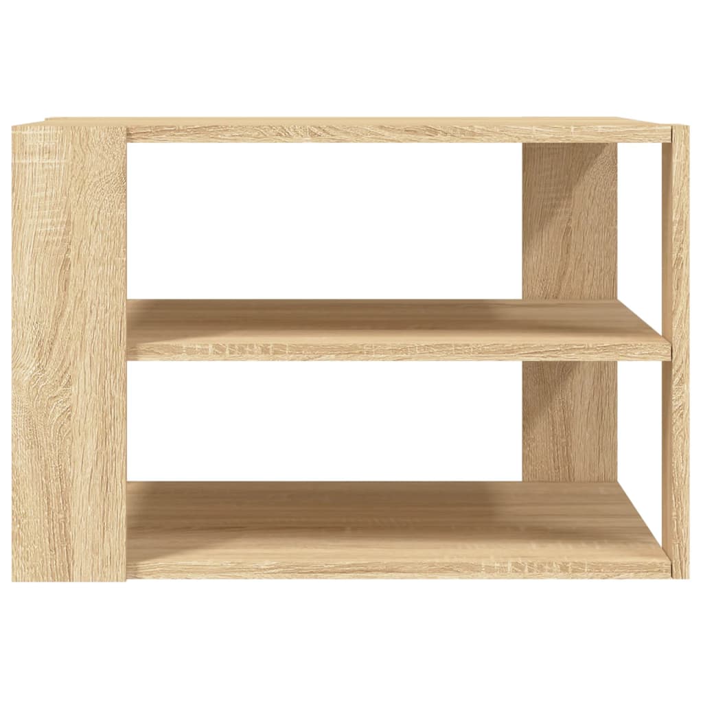 Mesa de centro madera de ingeniería roble Sonoma 59,5x59,5x40cm vidaXL