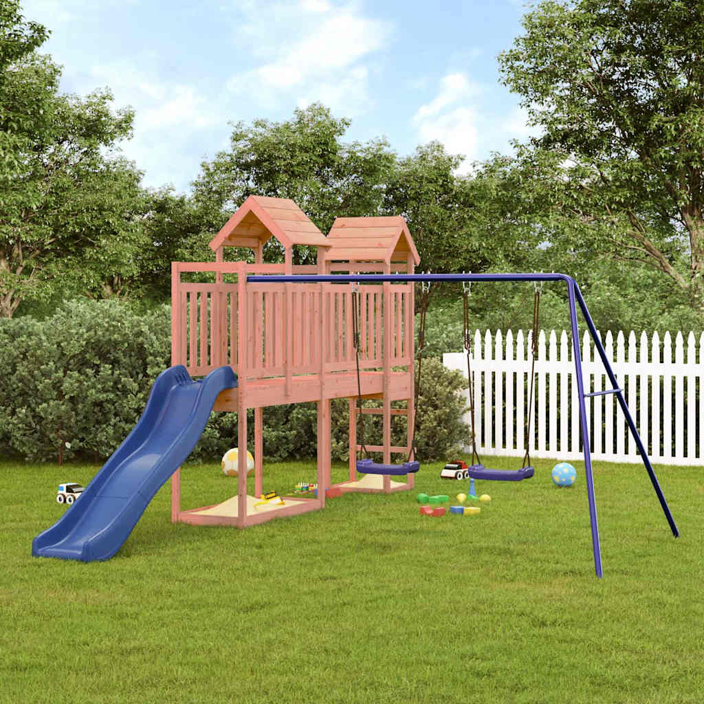 Vetonek Parque infantil de exterior madera maciza Douglas