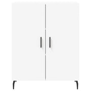 Aparador alto madera contrachapada blanco 69,5x34x180 cm V6366 Vetonek