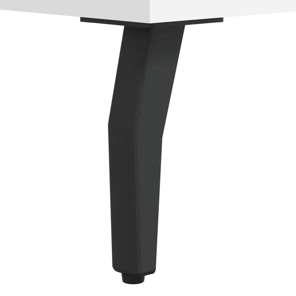 Aparador alto madera contrachapada blanco 69,5x34x180 cm V6366 Vetonek