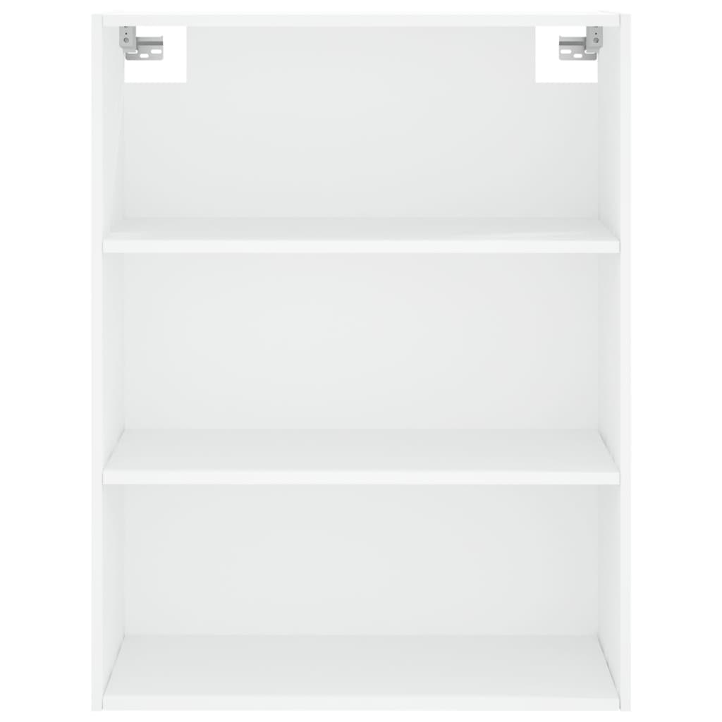 Aparador alto madera contrachapada blanco 69,5x34x180 cm V7721 Vetonek