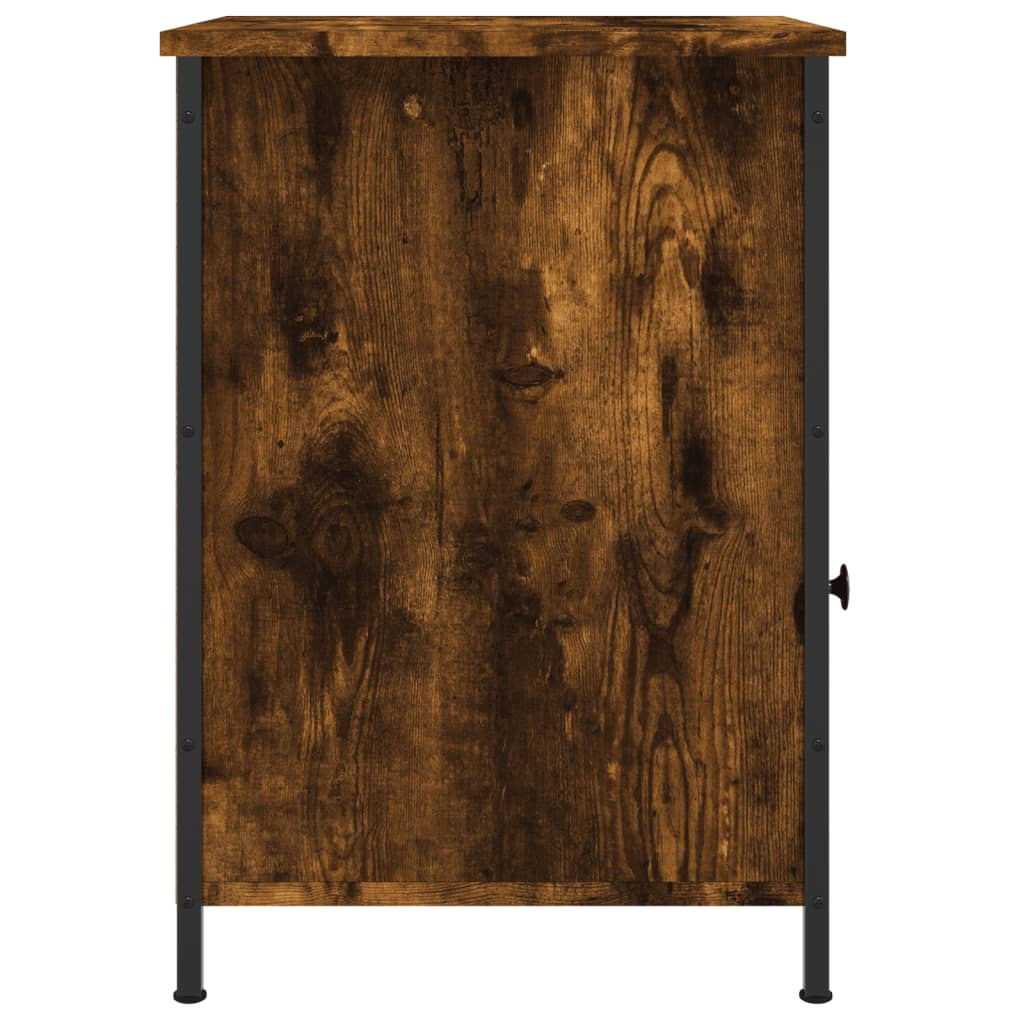 Mesitas noche 2 uds madera roble humo 40x42x60 cm vidaXL