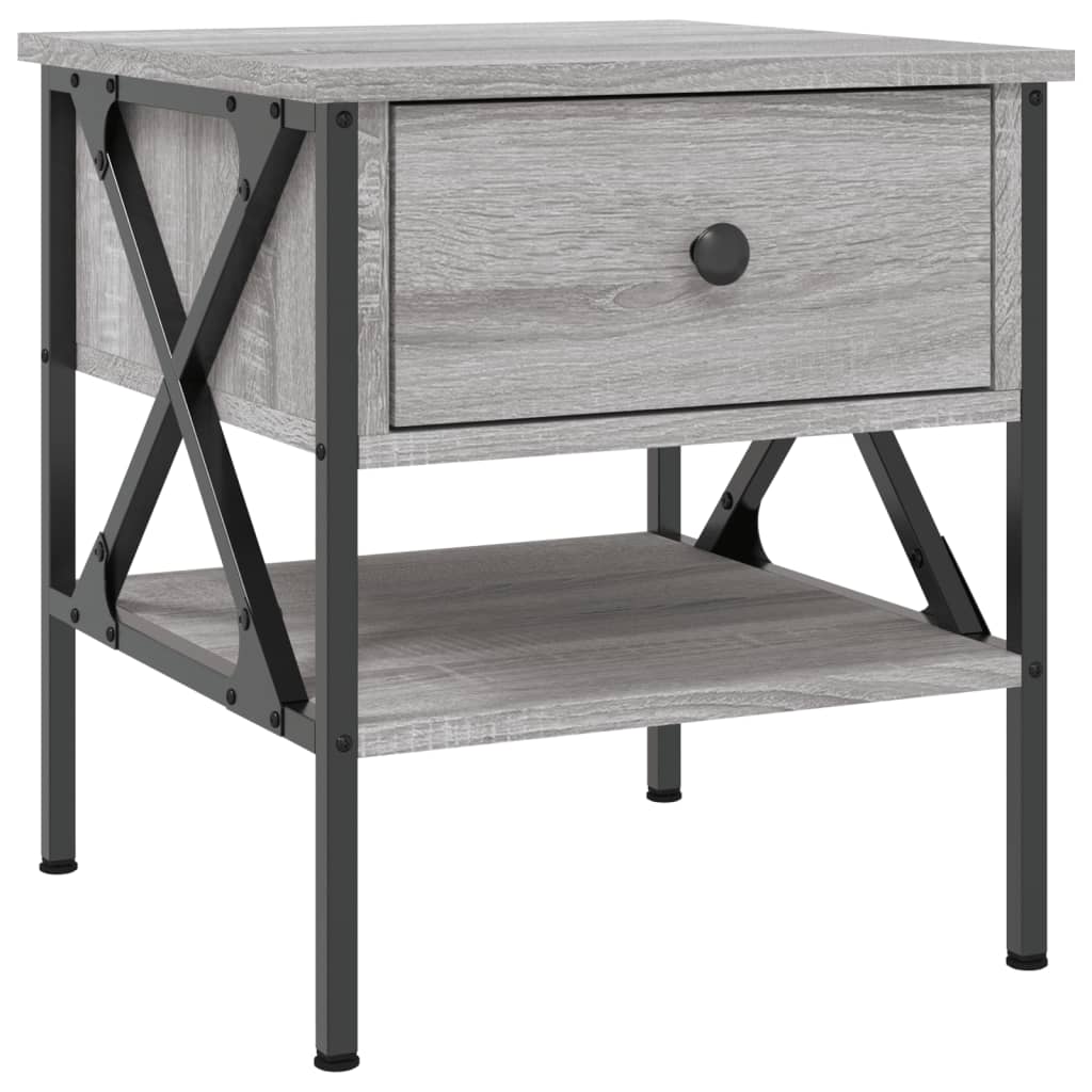 Night bedside table Sonoma Gray 40x42x45 cm