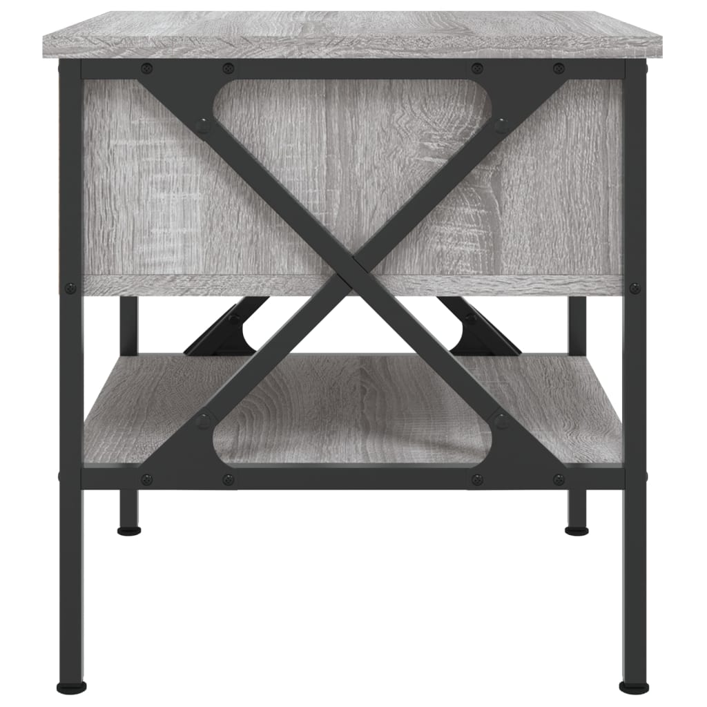 Mesita de noche 2 uds madera sintetizada Nexus gris Sonoma 40x42x45 cm vidaXL