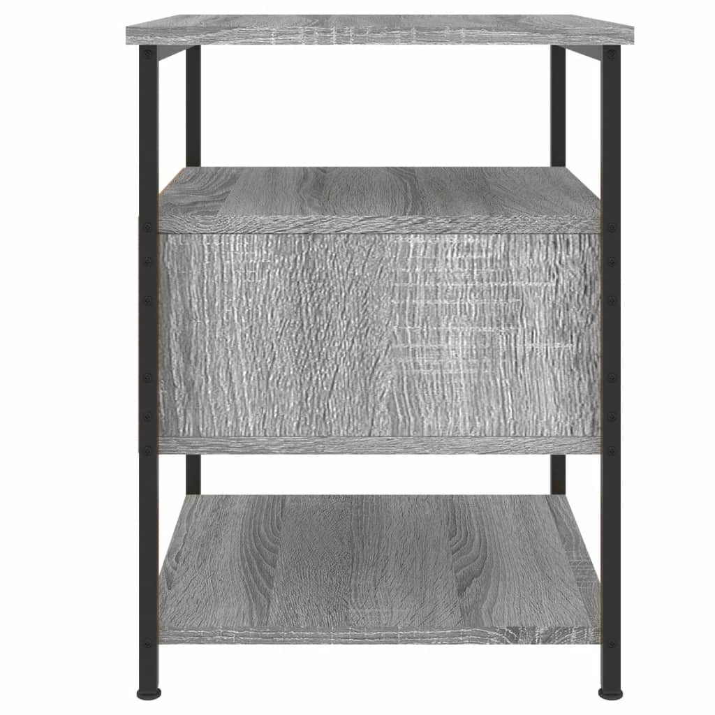 Mesitas noche 2 uds madera sintetizada Nexus gris Sonoma 40x42x56 cm vidaXL