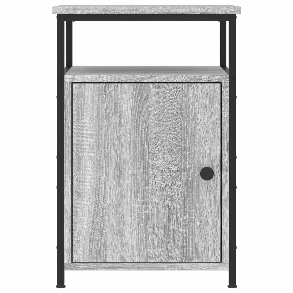 Mesita de noche madera gris Sonoma 40x42x60 cm vidaXL