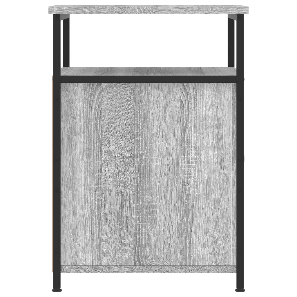 Mesita de noche madera gris Sonoma 40x42x60 cm vidaXL