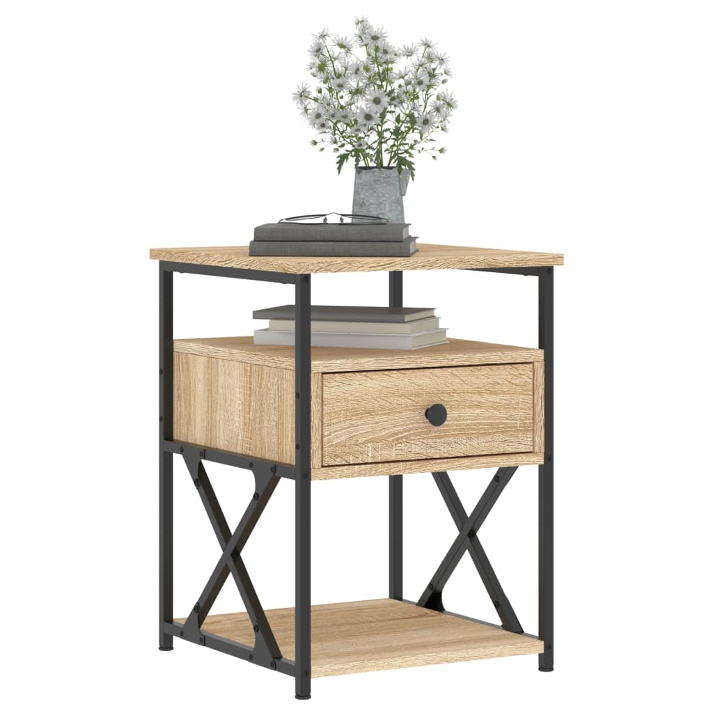 Nachtmessale 2 UDS Wood Engineering Roble Sonoma 40x42x55 cm