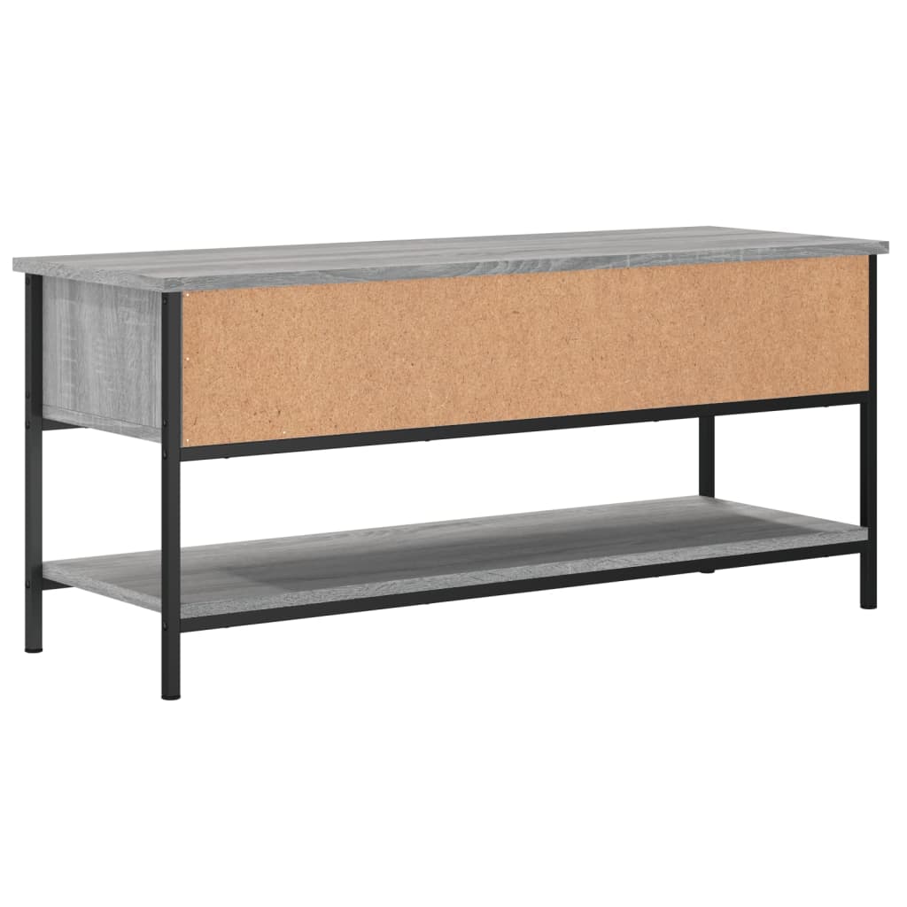 Mueble de TV madera gris Sonoma 100x35x45 cm vidaXL