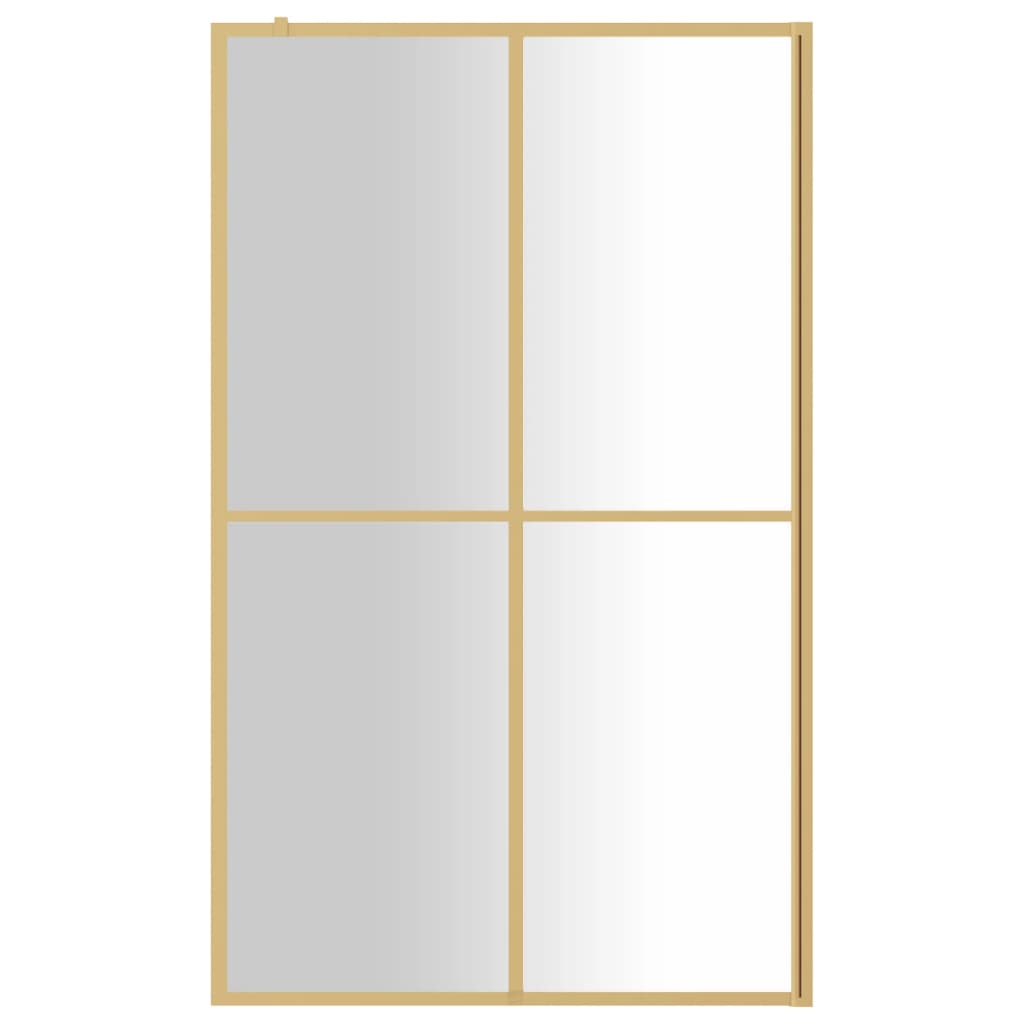 Golden Glass Glass Shower Sampa 118x195 cm