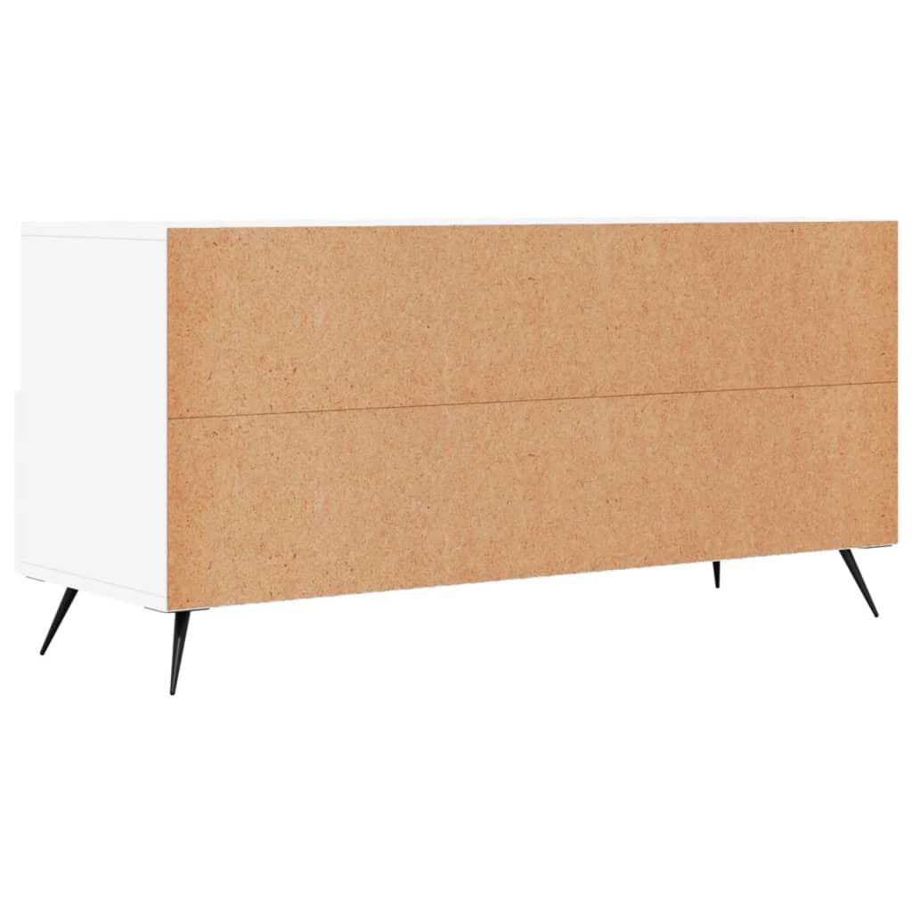 Mueble de TV madera de ingeniería blanco 102x36x50 cm vidaXL