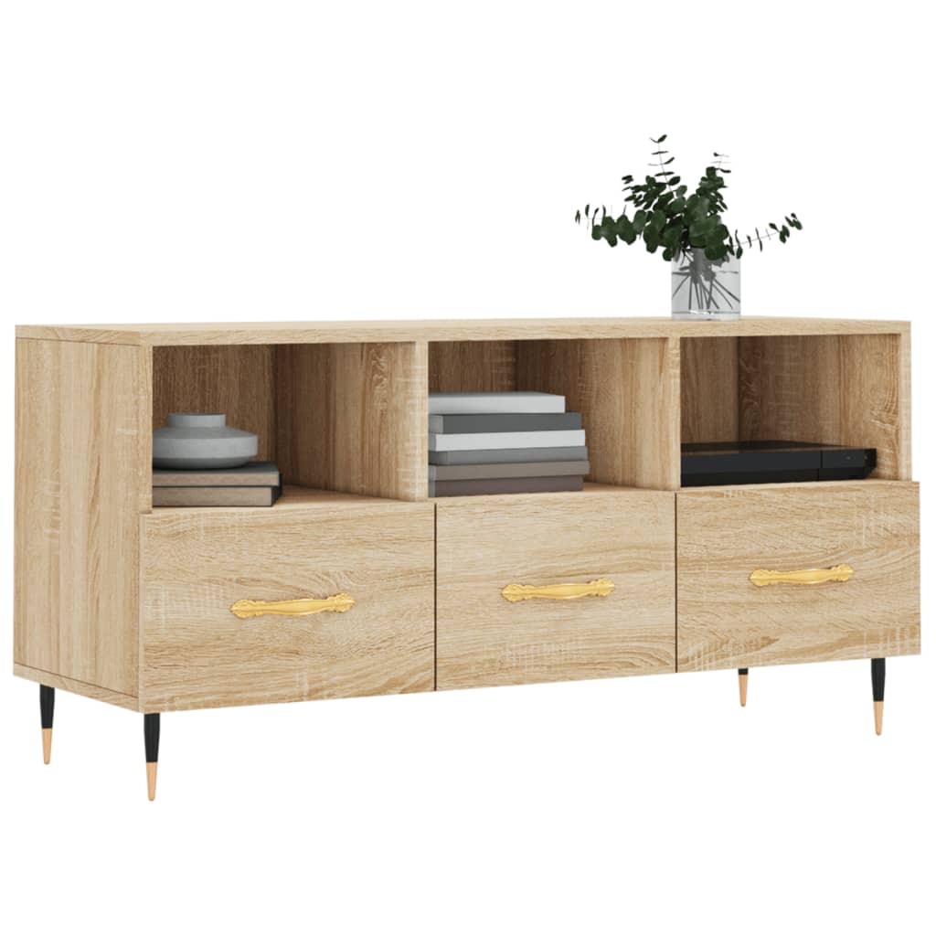 TV furniture engineering wood Sonoma 102x36x50 cm