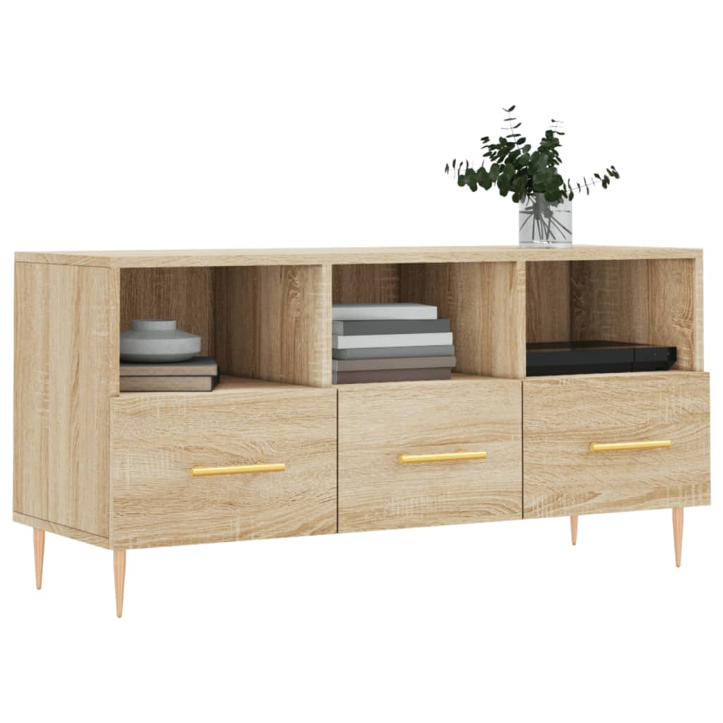 TV furniture engineering wood Sonoma 102x36x50 cm