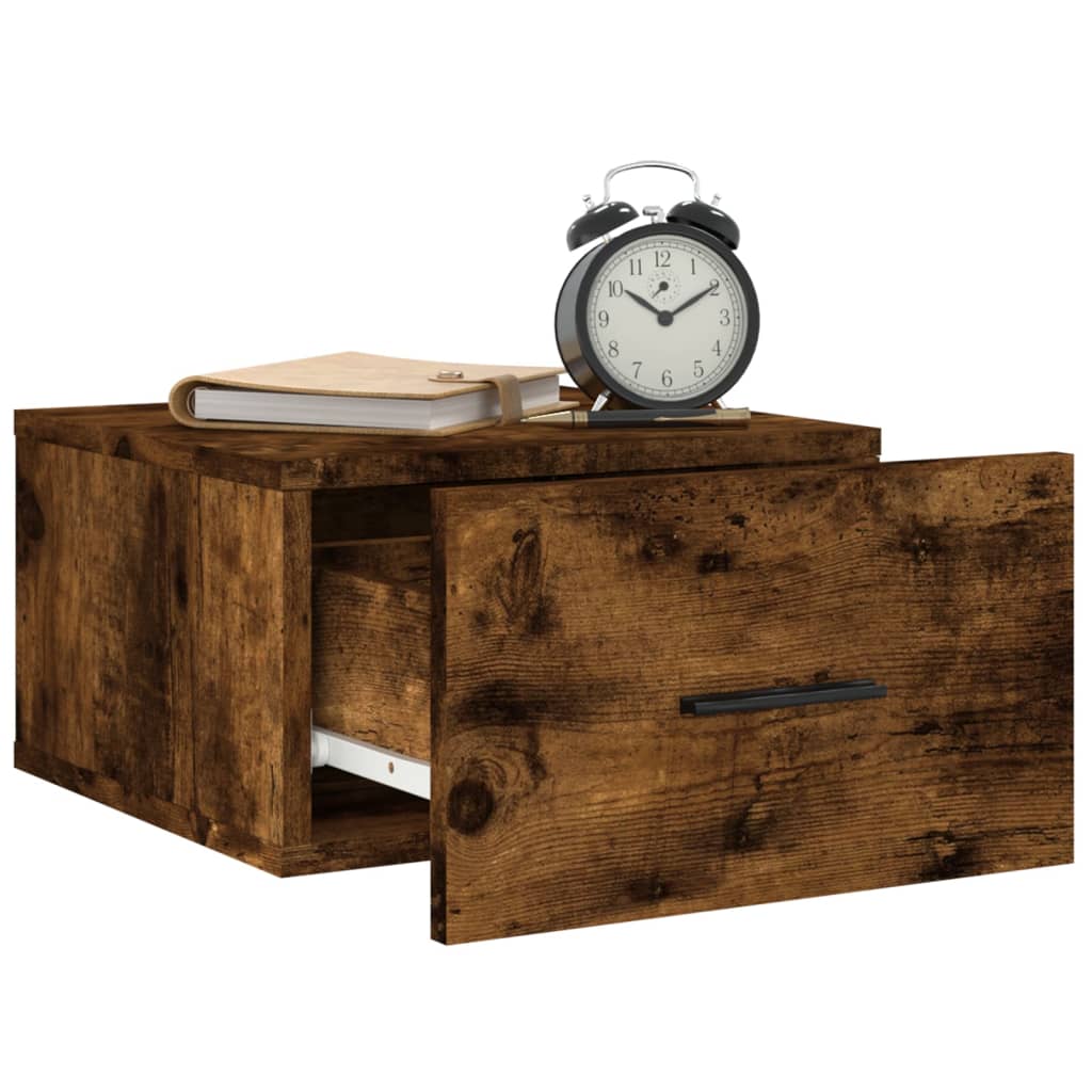 WALL NIGHT MESSELAS 2 UDS COLOR SMOKED Oak 35x35X20 CM V63