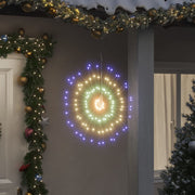Luces de navidad de estrellas 8 uds 140 led de colores 17 cm v1351 Vetonek