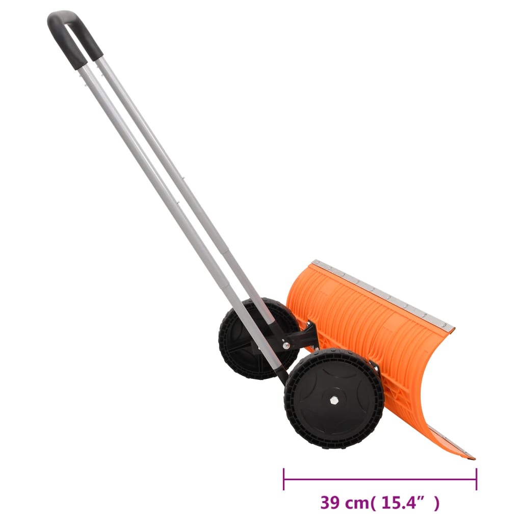 Extensible mango snow shovel 96 cm orange sheet