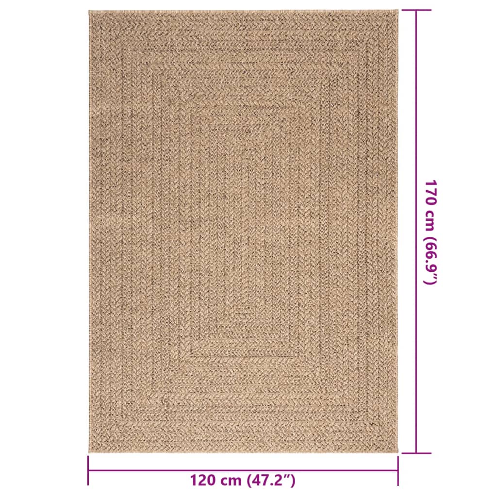 Zizur carpet Appearance of inner and exterior yute 140x200cm