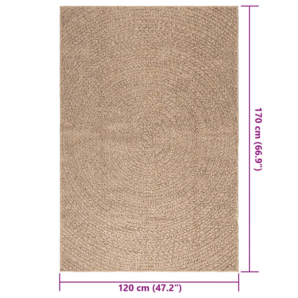 Zizur carpet Appearance of inner and exterior yute 120x170cm