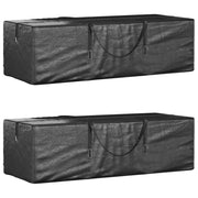 Bolsas para guardar árbol de navidad 2 uds polietileno negro v7346 Vetonek