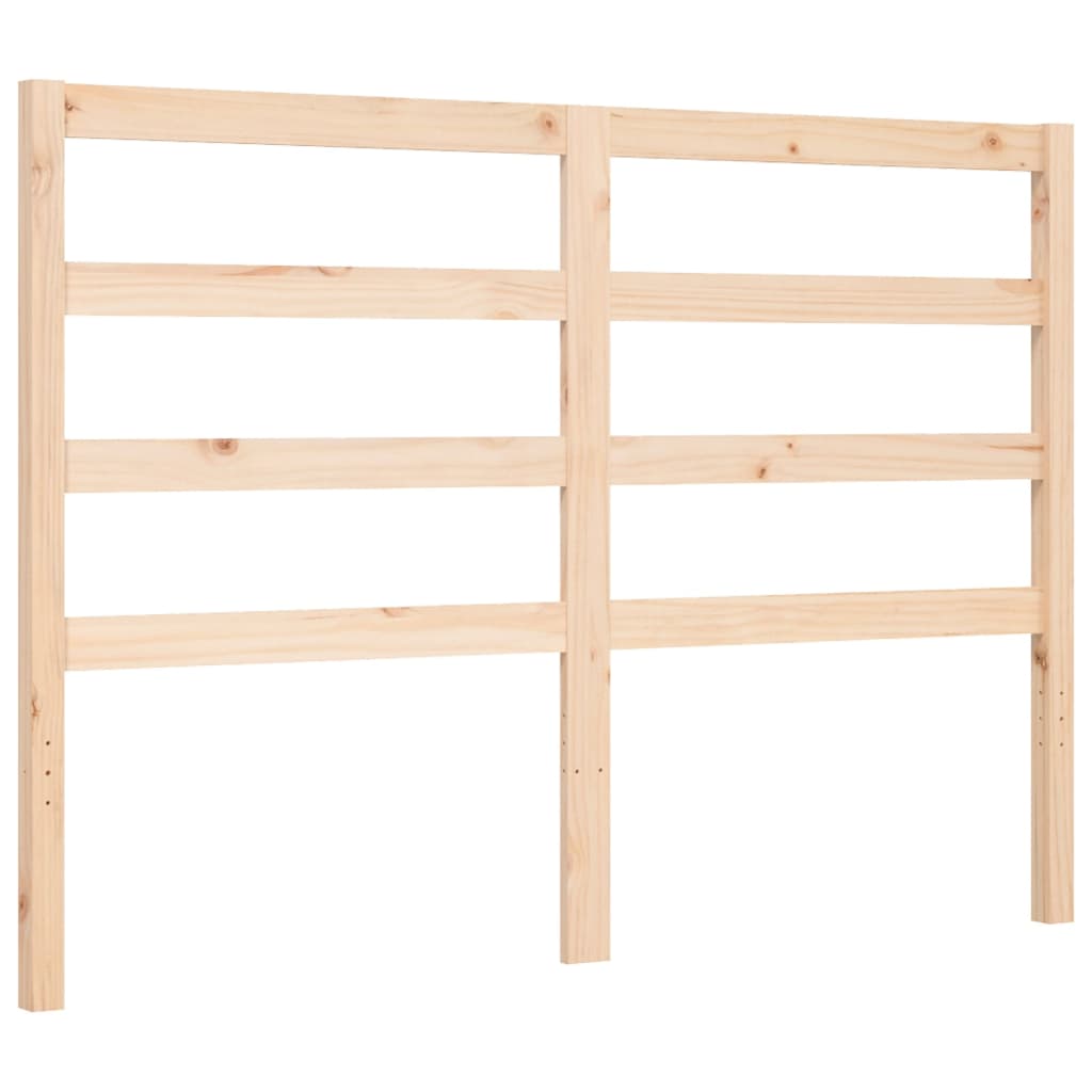 Estructura de cama sin colchón madera maciza de pino 140x190 cm vidaXL