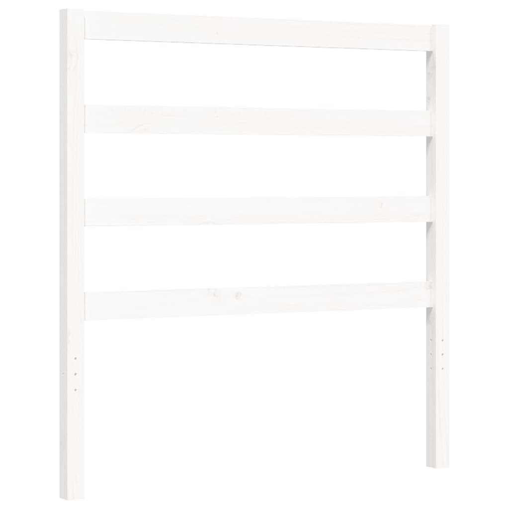 Estructura de cama sin colchón madera de pino blanca 90x200 cm vidaXL