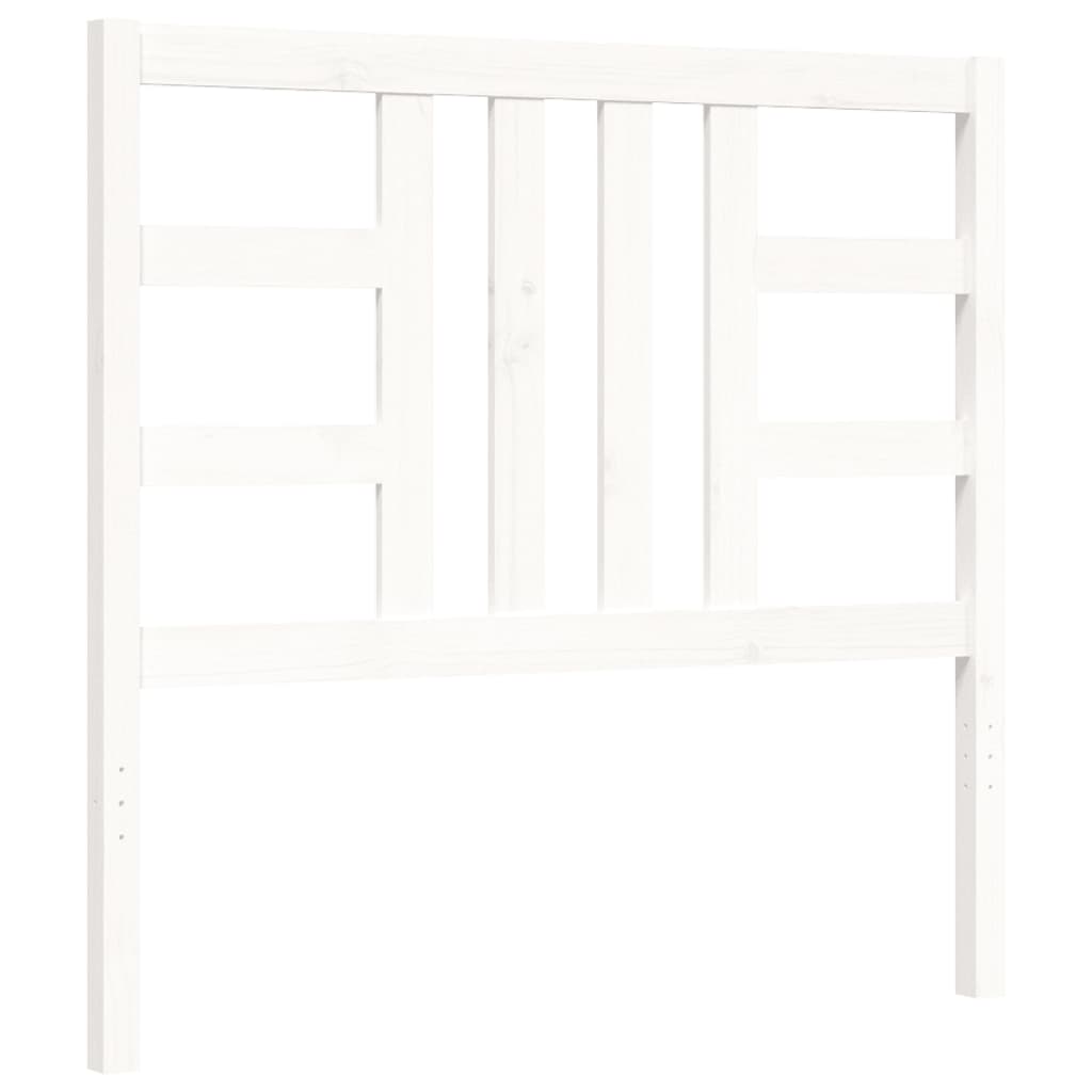 Estructura de cama sin colchón madera de pino blanca 90x200 cm vidaXL