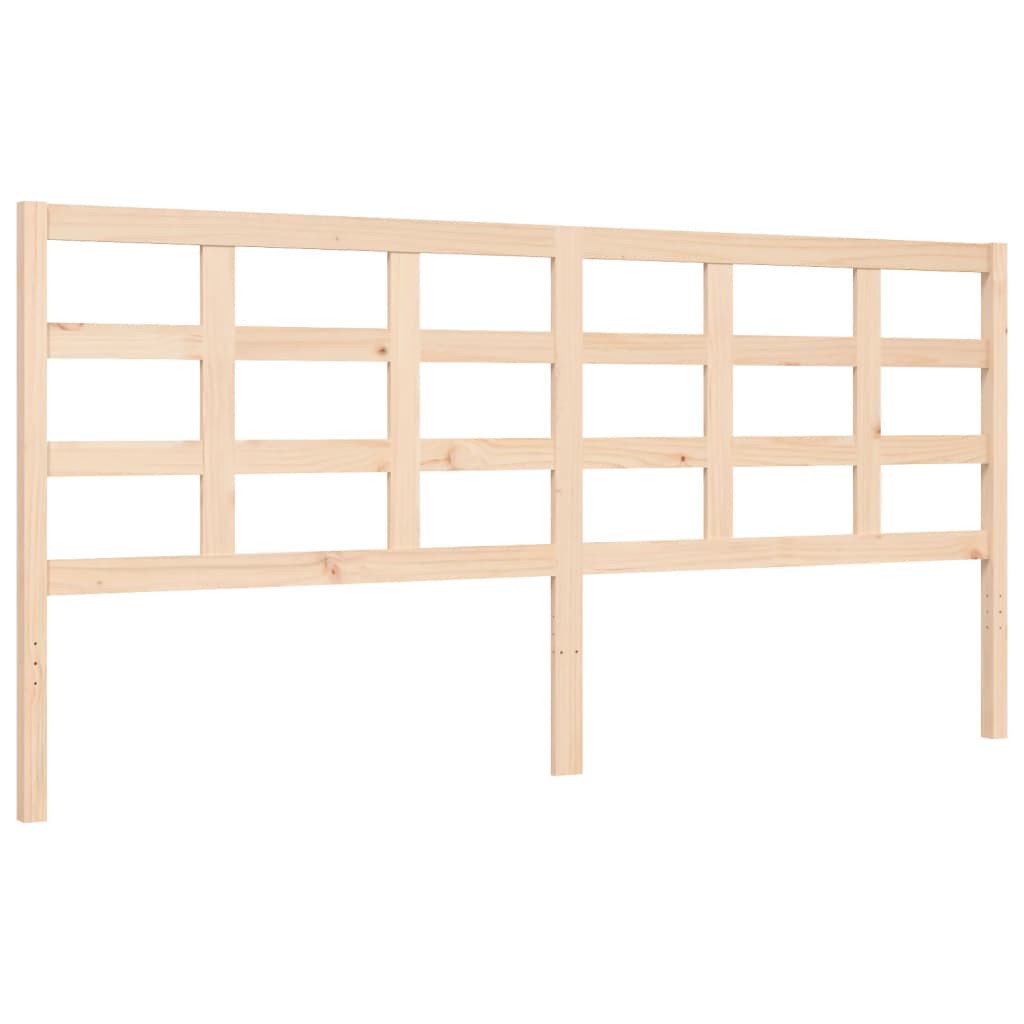 Estructura de cama sin colchón madera maciza de pino 200x200 cm vidaXL