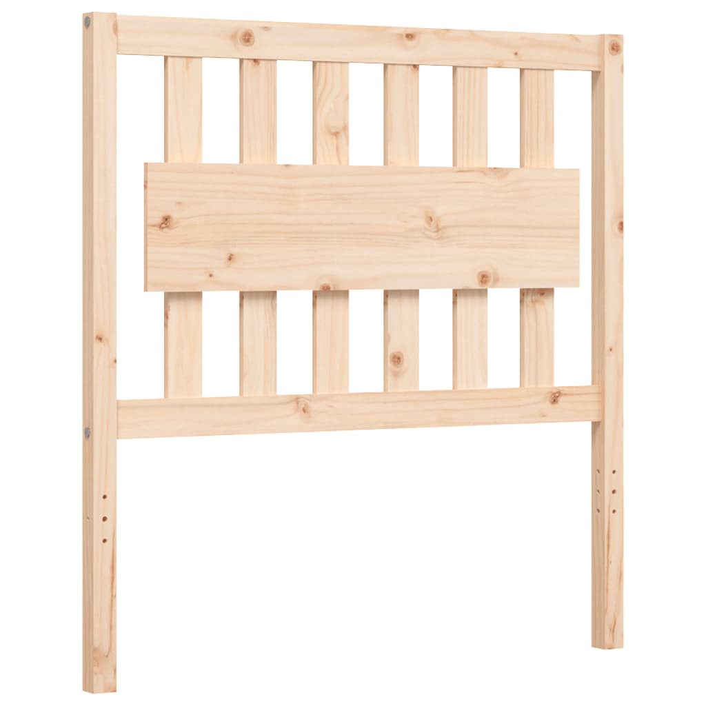 Estructura de cama sin colchón madera maciza de pino 90x200 cm vidaXL