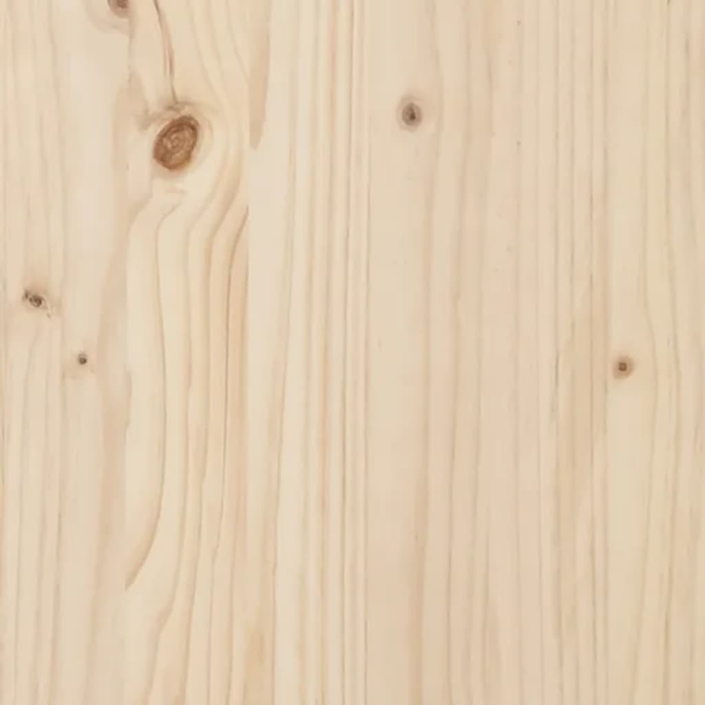 Estructura de cama de matrimonio con cabecero madera maciza - Vetonek