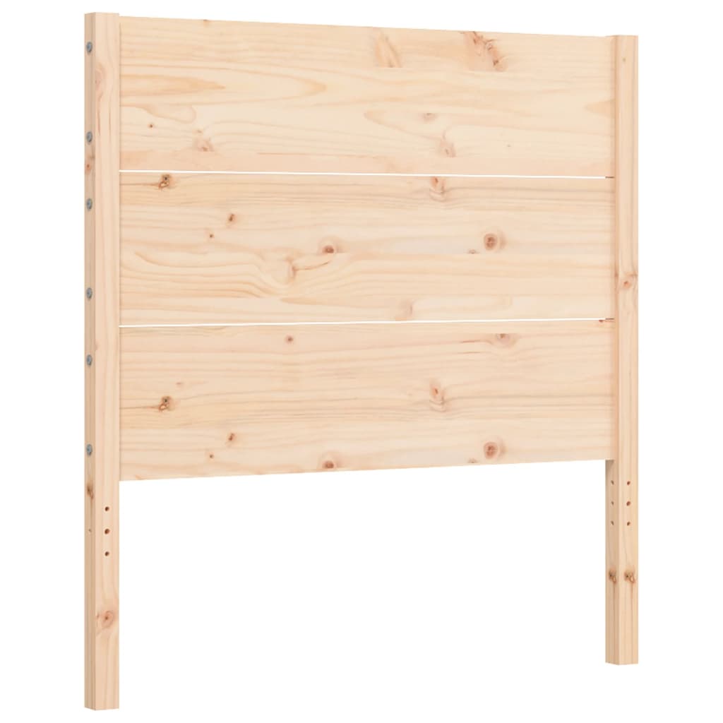 Estructura de cama sin colchón madera maciza de pino 100x200 cm vidaXL