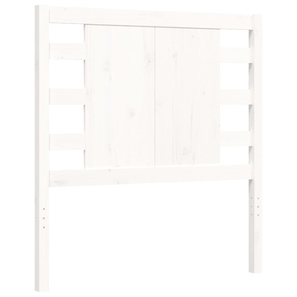 Estructura cama sin colchón madera maciza pino blanca 100x200cm vidaXL