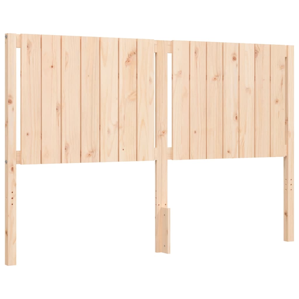 Estructura de cama sin colchón madera maciza de pino 160x200 cm vidaXL