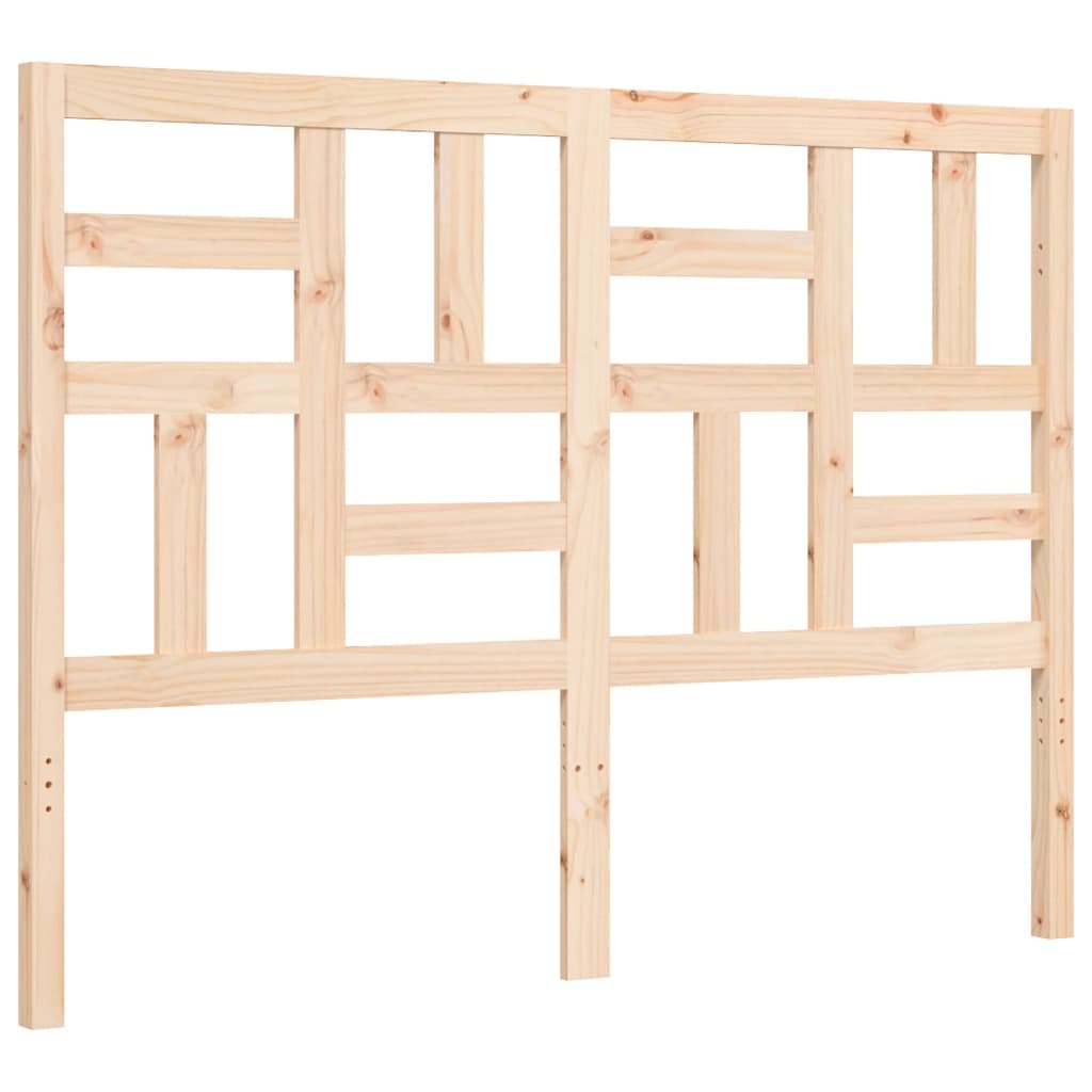 Estructura de cama sin colchón madera de pino blanca 140x200 cm vidaXL