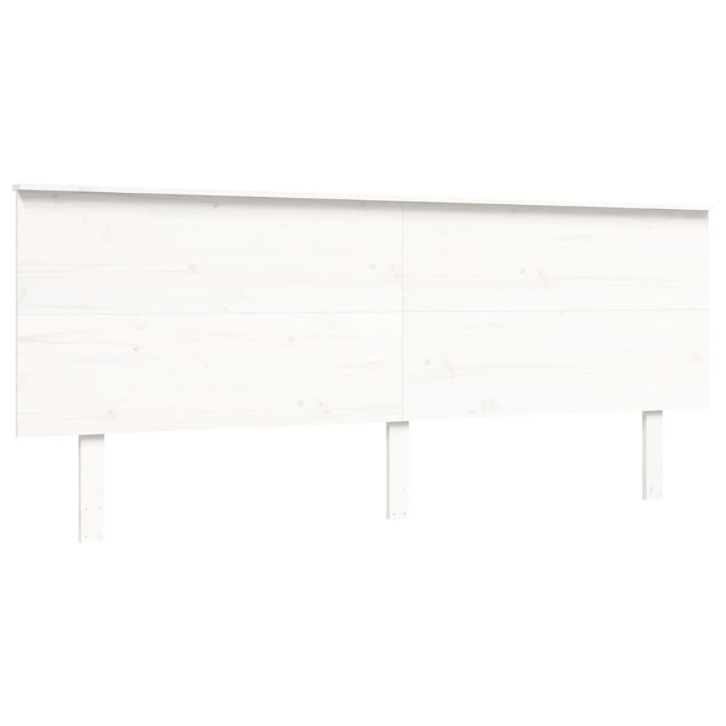 Estructura de cama sin colchón madera maciza blanca 200x200 cm vidaXL