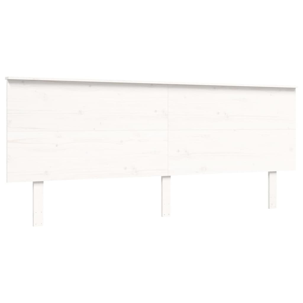 Estructura de cama sin colchón madera maciza blanca 200x200 cm vidaXL