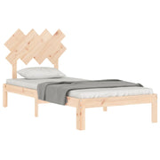 Estructura de cama sin colchón madera maciza de pino 90x200 cm - Vetonek