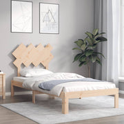 Estructura de cama sin colchón madera maciza de pino 90x200 cm - Vetonek
