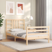 Estructura de cama sin colchón madera maciza de pino 90x200 cm v0763 Vetonek
